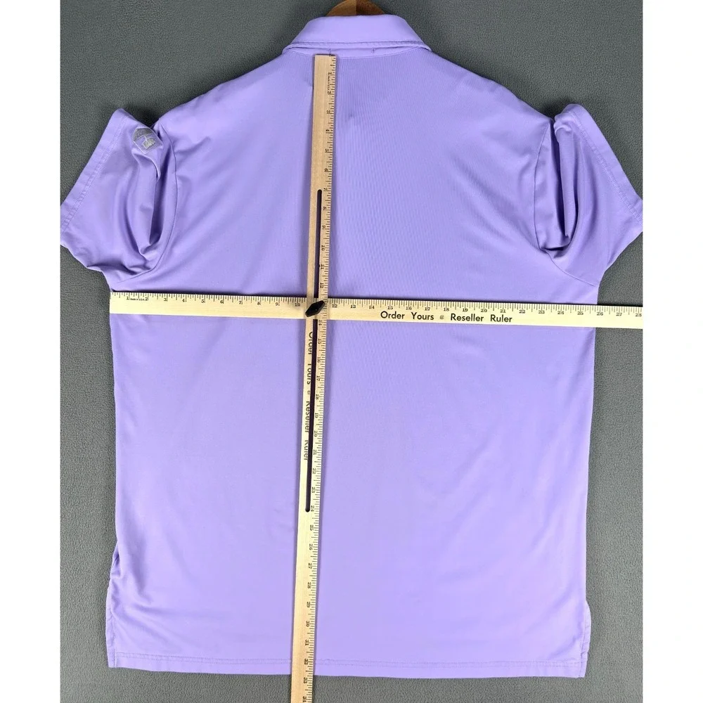 RLX Ralph Lauren Polo Shirt Mens XL Lavender Purple Ridgemoor Country Club Golf - Picture 8 of 11